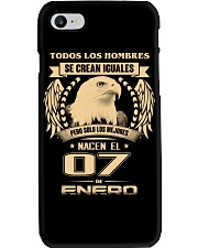 Los mejores hombres nacieron el 07 de enero Phone Case thumbnail