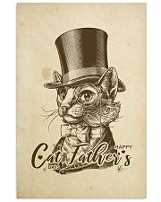 cat father's day 24x36 Poster front
