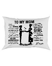 To my mom Rectangular Pillowcase front