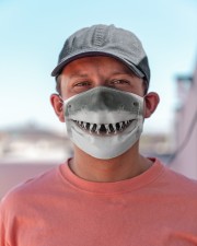 White Shark Mouth 3D Cloth face mask aos-face-mask-lifestyle-06