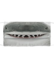 White Shark Mouth 3D Cloth face mask front