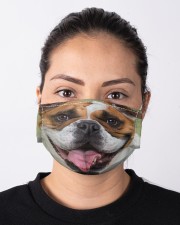 Cute Bulldog Dog Cloth face mask aos-face-mask-lifestyle-01