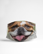 Cute Bulldog Dog Cloth face mask aos-face-mask-lifestyle-22
