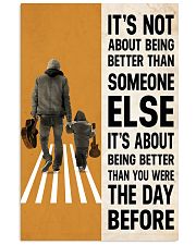 It's Not About Being Better Than Someone 11x17 Poster front