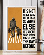It's Not About Being Better Than Someone 11x17 Poster lifestyle-poster-4