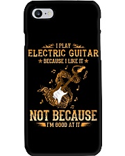 I Play Electric Guitar Because I Like It Phone Case tile