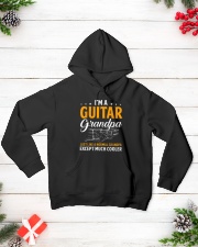 I'm A Guitar Grandpa Just Like A Normal Grandpa Hooded Sweatshirt lifestyle-holiday-hoodie-front-3