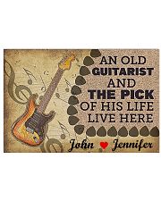 An Old Guitarist And The Pick 17x11 Poster front