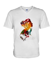 Hairdresser T-Shirt V-Neck T-Shirt tile