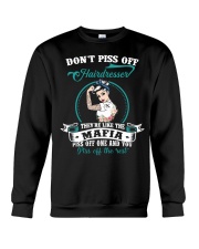 Don't Piss Off Hairdresser Crewneck Sweatshirt tile