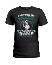 Don't Piss Off Hairdresser Ladies T-Shirt tile