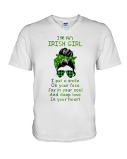 Happy St Patricks Day DD022107MA V-Neck T-Shirt tile