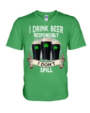 Happy St Patricks Day HN022507MA V-Neck T-Shirt tile