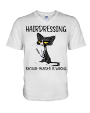 Hairdresser DD030302MA V-Neck T-Shirt tile