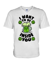 Happy St Patricks Day DD012608DH V-Neck T-Shirt tile