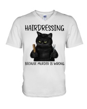 Hairdresser DD030303MA V-Neck T-Shirt tile