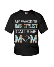 My Favorite Hair Stylist calls me Mom Youth T-Shirt tile
