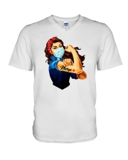 Nurse plus V-Neck T-Shirt tile