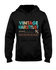 Vintage Hairstylist Hooded Sweatshirt tile