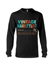 Vintage Hairstylist Long Sleeve Tee tile