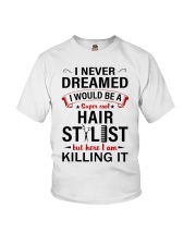I would be a super cool hairstylist Youth T-Shirt tile