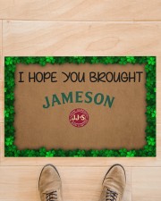 Happy St Patricks Day DD012902NA Doormat 22.5" x 15" aos-doormat-22-5x15-lifestyle-front-02