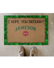 Happy St Patricks Day DD012902NA Doormat 22.5" x 15" aos-doormat-22-5x15-lifestyle-front-04