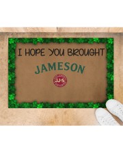Happy St Patricks Day DD012902NA Doormat 22.5" x 15" aos-doormat-22-5x15-lifestyle-front-05