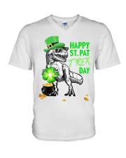 Happy St Patricks Day DD012704DH V-Neck T-Shirt tile