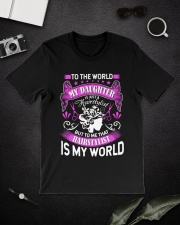 My Daughter is just a Hairstylist Classic T-Shirt lifestyle-mens-crewneck-front-16