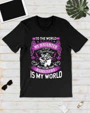 My Daughter is just a Hairstylist Classic T-Shirt lifestyle-mens-crewneck-front-17