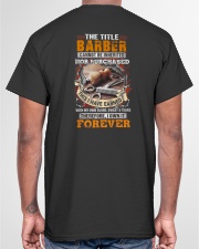 BarBer T-Shirt Classic T-Shirt garment-tshirt-unisex-back-04