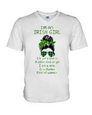 Happy St Patricks Day DD020108MA V-Neck T-Shirt tile
