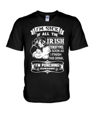 Happy St Patricks Day DD012633MA V-Neck T-Shirt tile