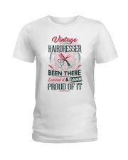 Vintage Hairdresser Ladies T-Shirt tile