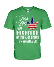 Happy St Patricks Day DD0221171MA V-Neck T-Shirt tile