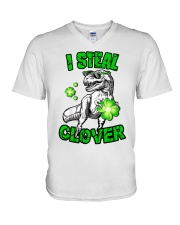 Happy St Patricks Day DD012707DH V-Neck T-Shirt tile