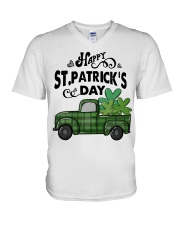 Happy St Patricks Day HN020208MA V-Neck T-Shirt tile