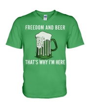 Happy St Patricks Day HN030101DH V-Neck T-Shirt tile