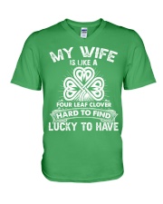 Happy St Patricks Day HN030102DH01 V-Neck T-Shirt tile