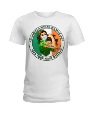 Happy St Patricks Day DD020701MA Ladies T-Shirt tile