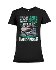 Hairdresser T-shirt Premium Fit Ladies Tee tile