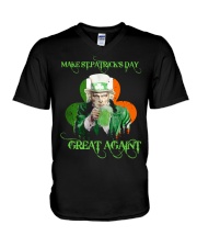 Happy St Patricks Day DD021903MA V-Neck T-Shirt tile