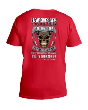 Hairdresser T-Shirt V-Neck T-Shirt tile