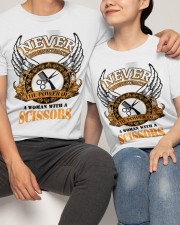 Never Underestimate Hairstylist Classic T-Shirt apparel-classic-tshirt-lifestyle-front-121