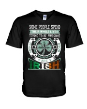 Happy St Patricks Day DD022403MA V-Neck T-Shirt tile