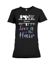 Love is in the hair Premium Fit Ladies Tee tile
