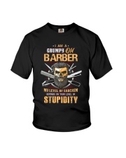I am a grumpy old BARBER Youth T-Shirt tile