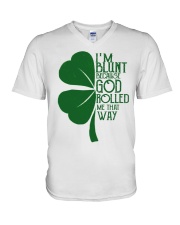 Happy St Patricks Day HN020214DH V-Neck T-Shirt tile