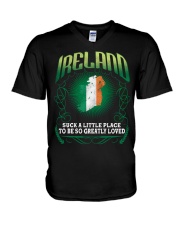 Happy St Patricks Day DD022506MA V-Neck T-Shirt tile